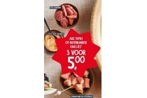 alle tapas of buitenlandse kaasjes