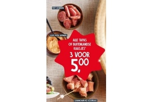 alle tapas of buitenlandse kaasjes