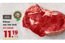 ribeye aan een stuk