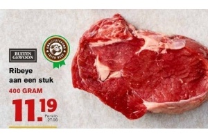 ribeye aan een stuk
