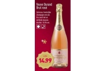 veuve durand brut rose