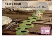 vilten tafelloper