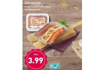 zalm met brie