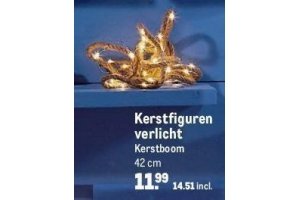 kerstfiguren verlicht