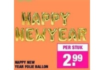 happy new year folie ballon