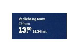 verlichting touw