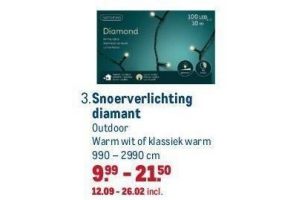 snoerverlichting diamant