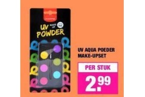 uv aqua poeder make upset