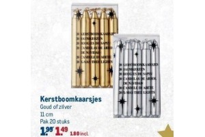 kerstboomkaarsjes