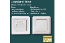 dimmer of schakelaar
