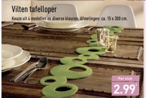 vilten tafelloper