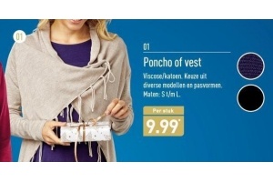 poncho of vest