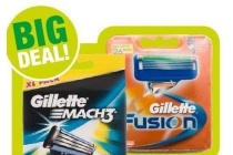 gillette fusion of gillette mach 3 xl pack