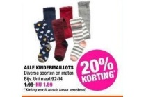 alle kindermaillots