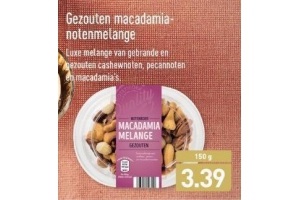 gezouten macadamia notenmelange