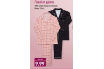 flanellen pyjama