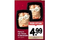 ferry s vis verse krabsalade
