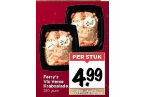 ferry s vis verse krabsalade