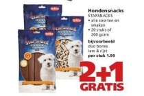 starsnacks voor honden