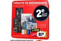 alle bad en douche en geurengeschenksets 2e halve prijs