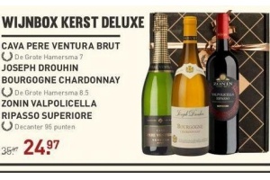 wijnbox kerst deluxe
