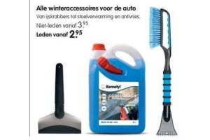 alle winteraccessoires voor de auto