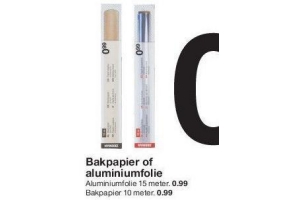 bakpapier of aluminiumfolie