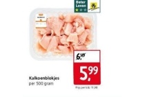 kalkoenblokjes