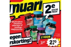 alle kruidvat vitaminen mineralen of voedingssupplementen