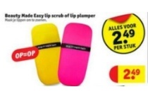 beauty made easy lib scrub of lip plumper