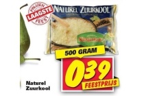 naturel zuurkool