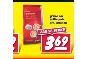g woon koffiepads