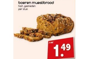 boeren mueslibrood