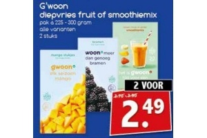 g woon diepvries fruit of smoothiemix