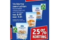vis marine zeevruchten
