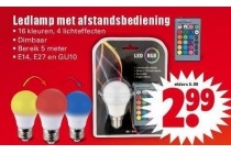 ledlamp met afstandsbediening