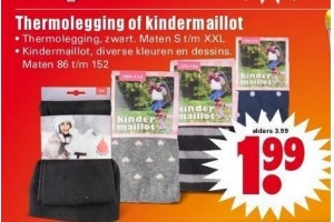 thermolegging of kindermaillot