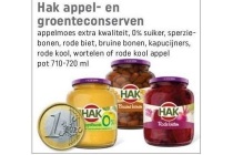 hak appel en groenteconserven