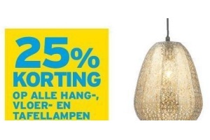 alle hang vloer en tafellampen