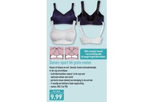 dames sport bh grote maten