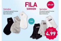 fila enkelsokken en sportsokken 3 pak