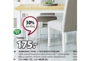 markskel tafel en teglmose stoelen