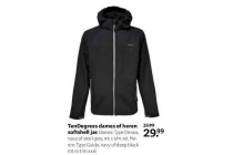 tendegrees dames of heren softshell jas