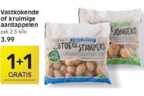 vastkokende of kruimige aardappelen