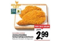 ambachtelijke scharrelkipschnitzels