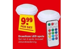 draadloze led spots