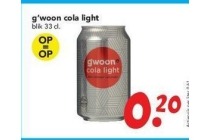 g woon cola light