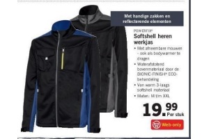 powerfix softshell werkjas