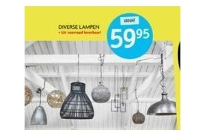 diverse lampen