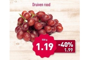 druiven rood